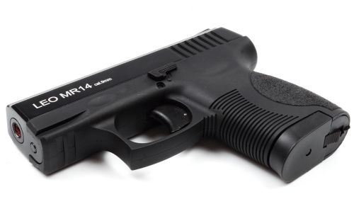 Пістолет Carrera Arms Leo MR14 Black шумовий