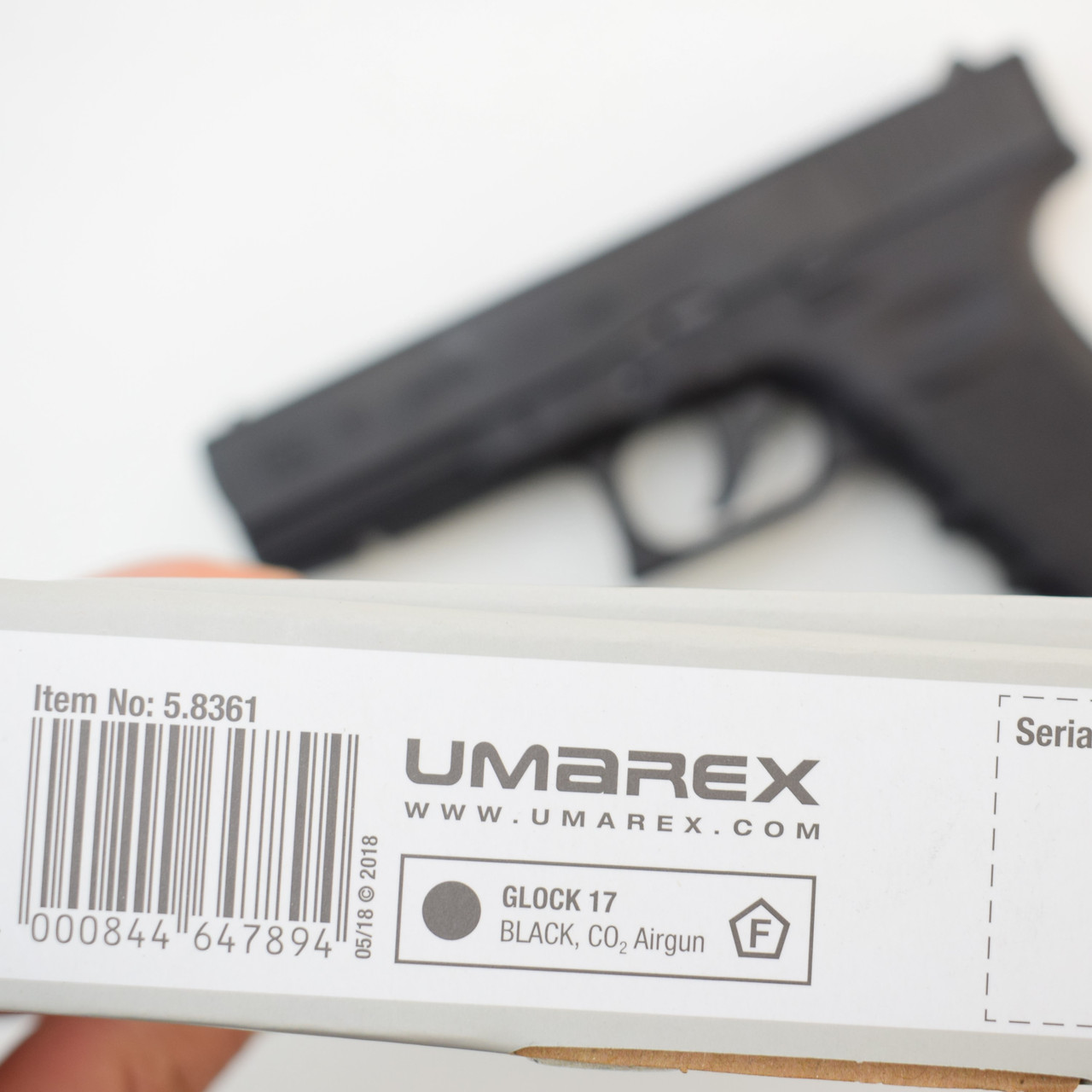 Пістолет Umarex Glock 17, кульки ВВ 4.5 мм, 115 м/с, з блоубэк фото 6