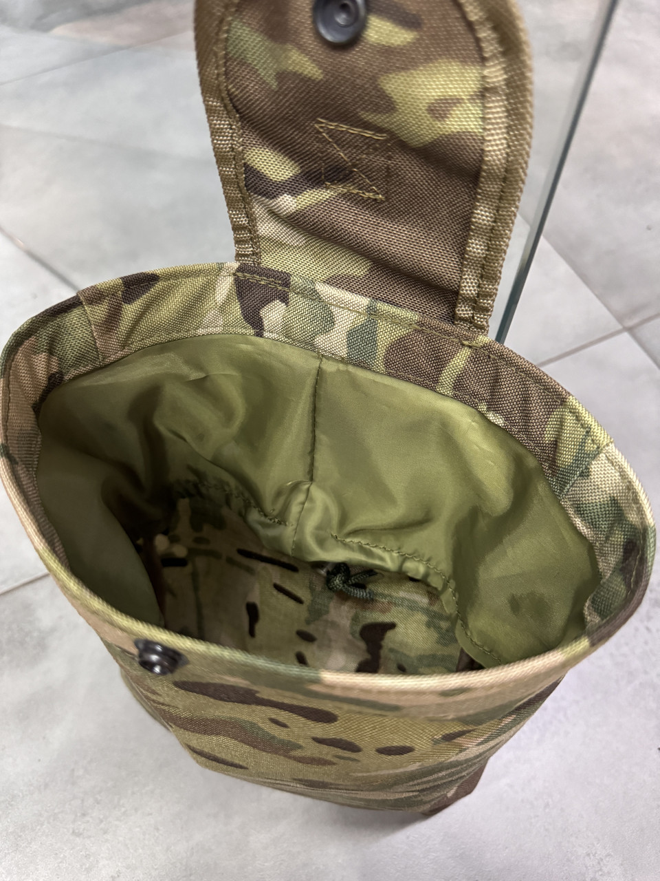 Сумка для быстрого сброса магазинов, Мультикам, WINTAC, на затяжке, Cordura 1000D, карман для пустых магазинов фото 7