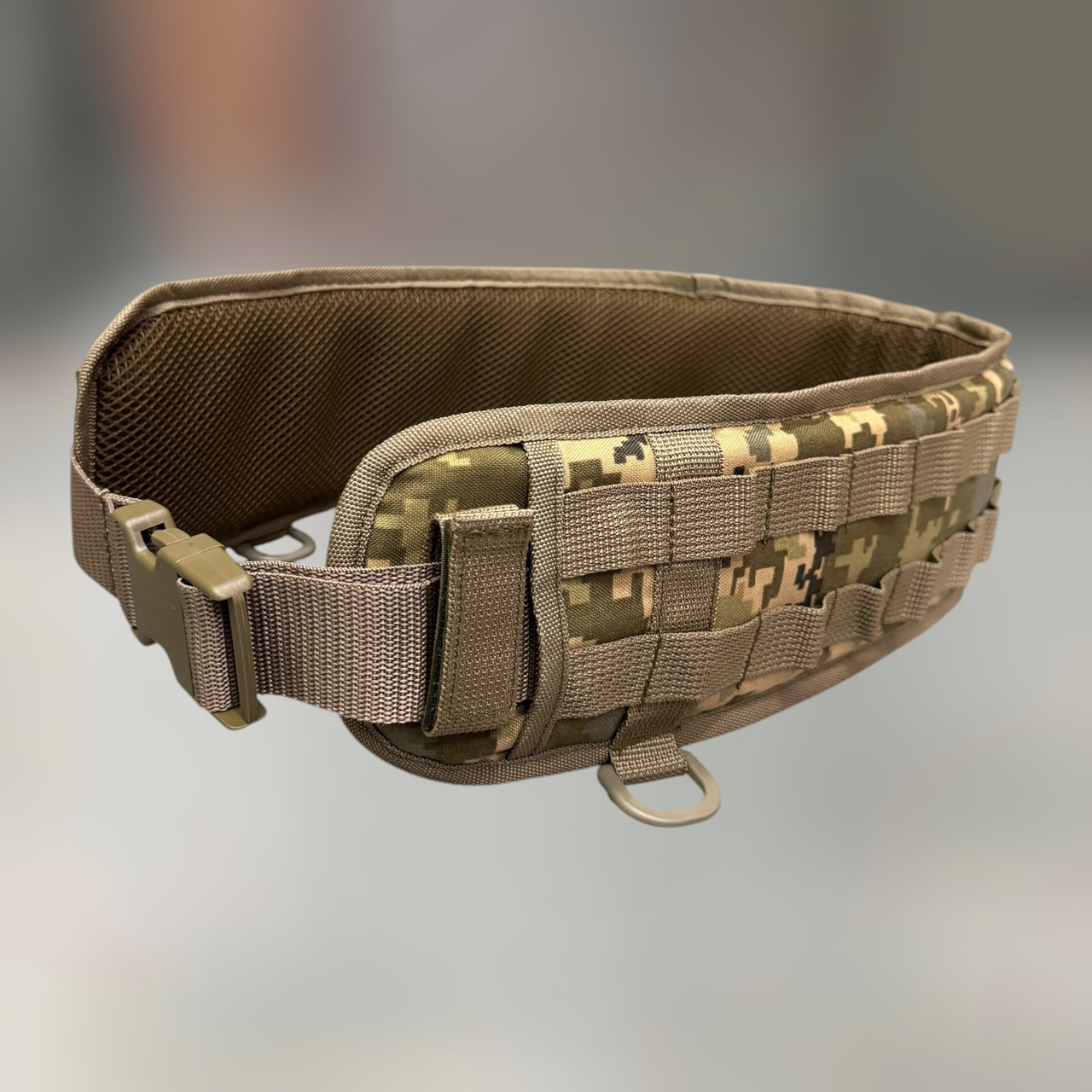 Пояс разгрузочный с Молли, Пиксель, Cordura 1000D, WINTAC, варбелт тактический боевой пояс, разгрузка поясная