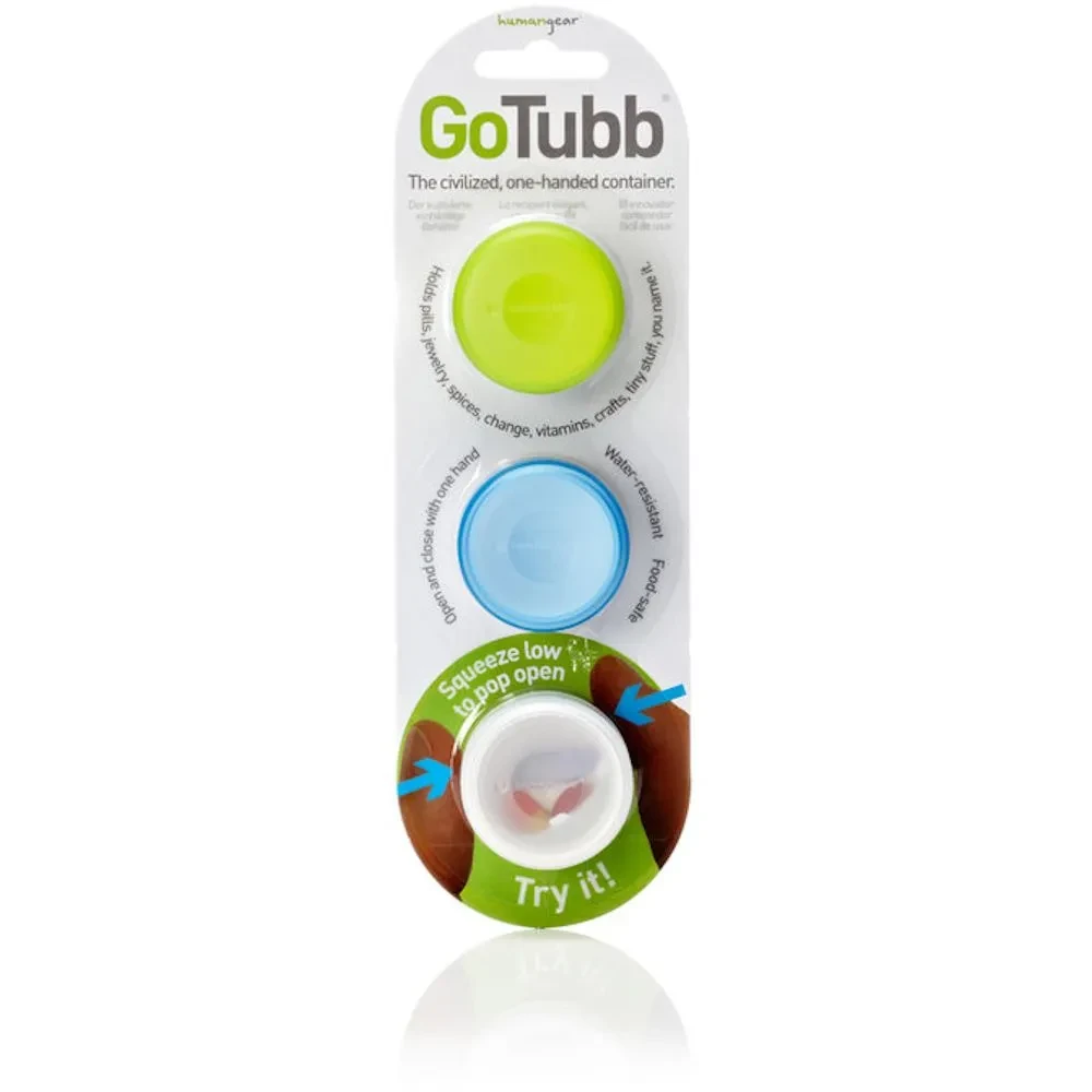 Набор контейнеров Humangear GoTubb 3-Pack Small