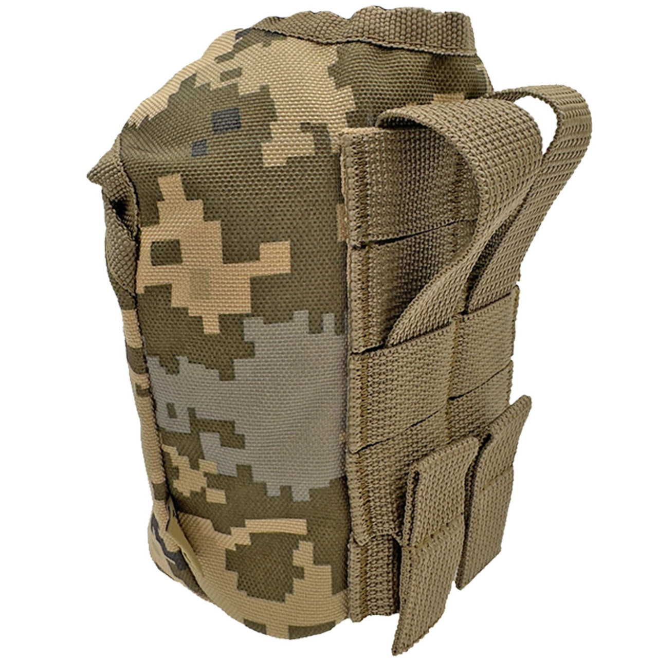 Фляга армейская 1л в чехле Molle Пиксель MELGO (фляга тактическая полевая индивидуальная) фото 4