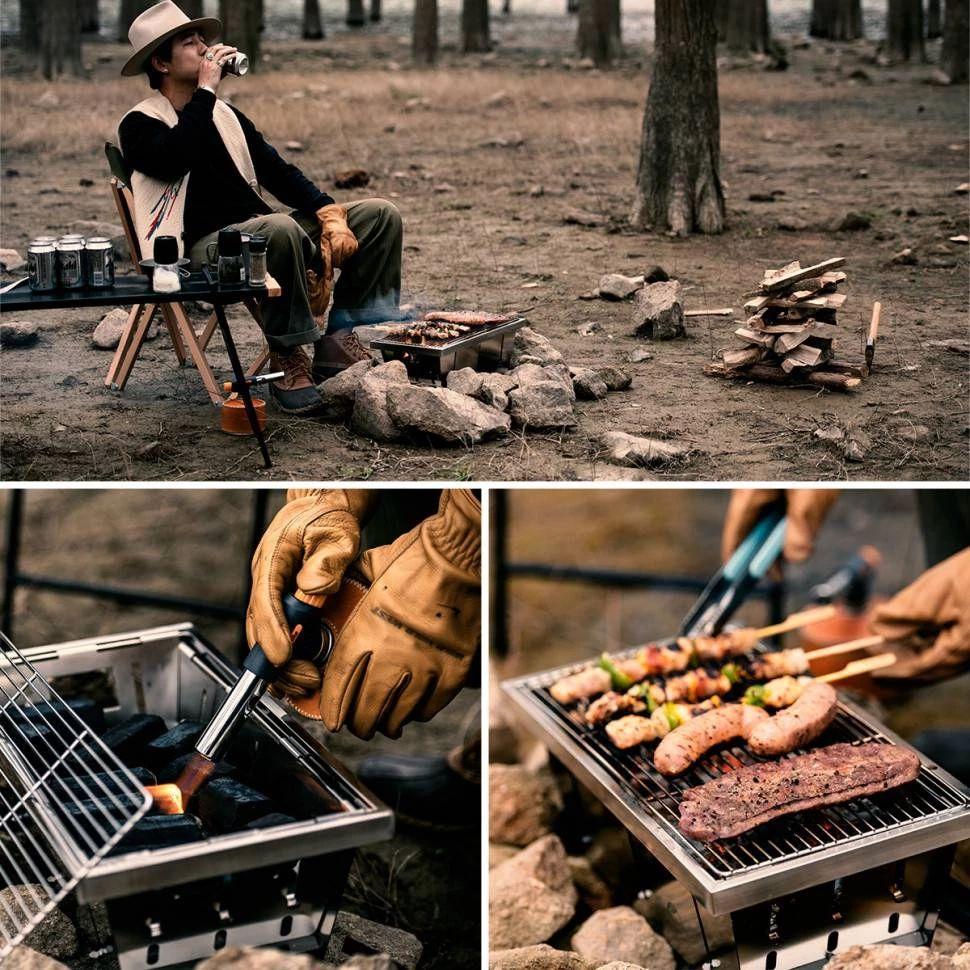 Гриль портативний Naturehike Picnic BBQ Grill NH20CJ006, р-р L, сталь фото 8