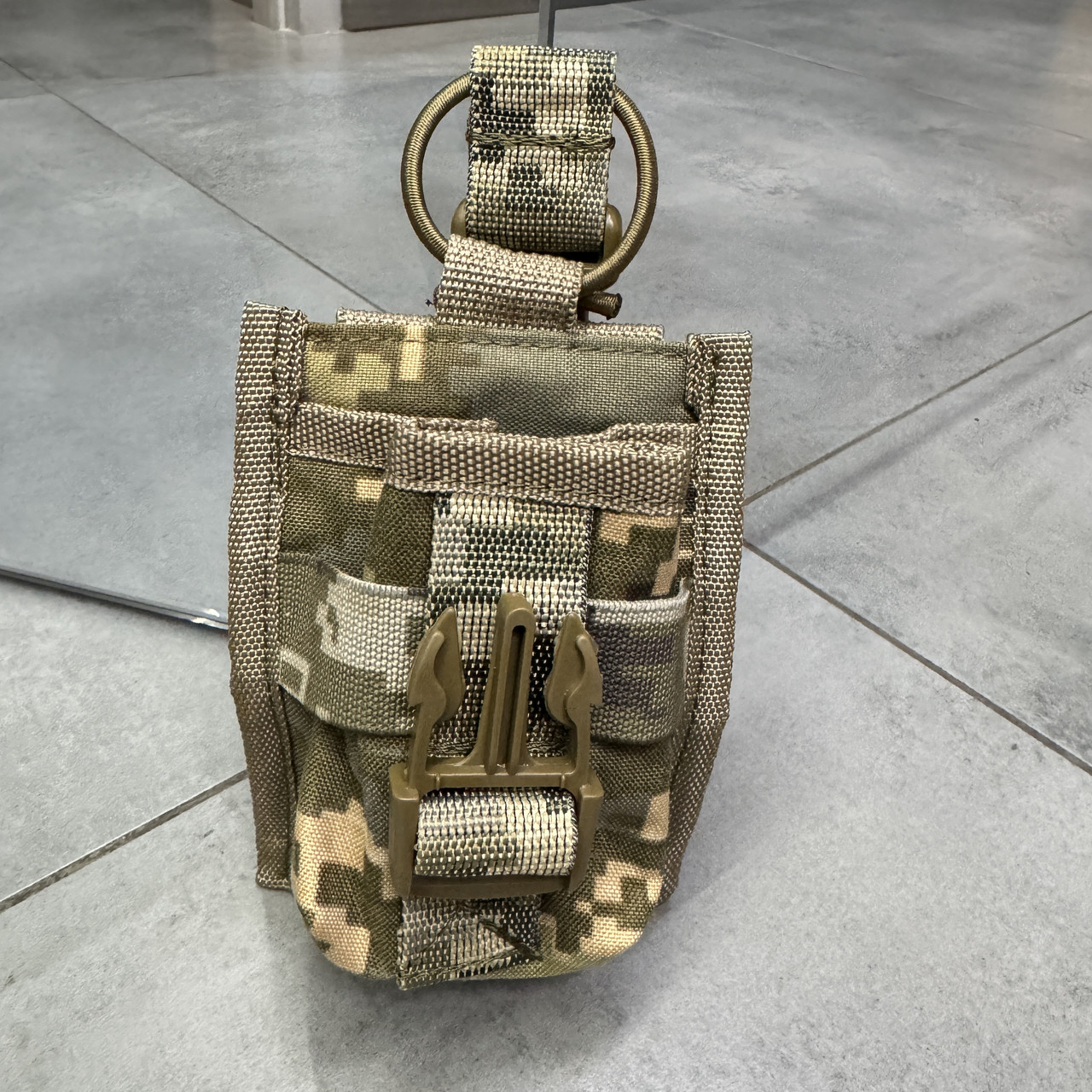 Подсумок под рацию на молли, Пиксель, Cordura 1000D, WINTAC, тактический чехол для рации на молли фото 3