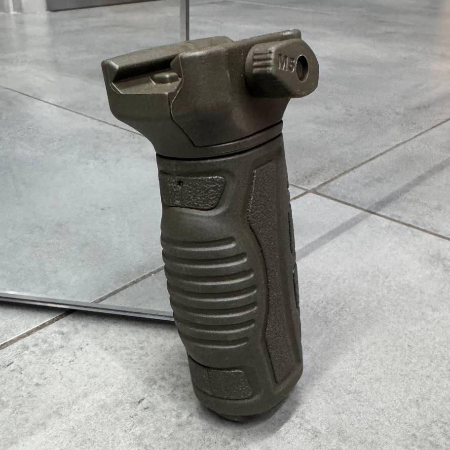 Рукоятка переноса огня DLG Tactical (DLG-162), на Пикатинни, цвет Олива, прорезиненная фото 7
