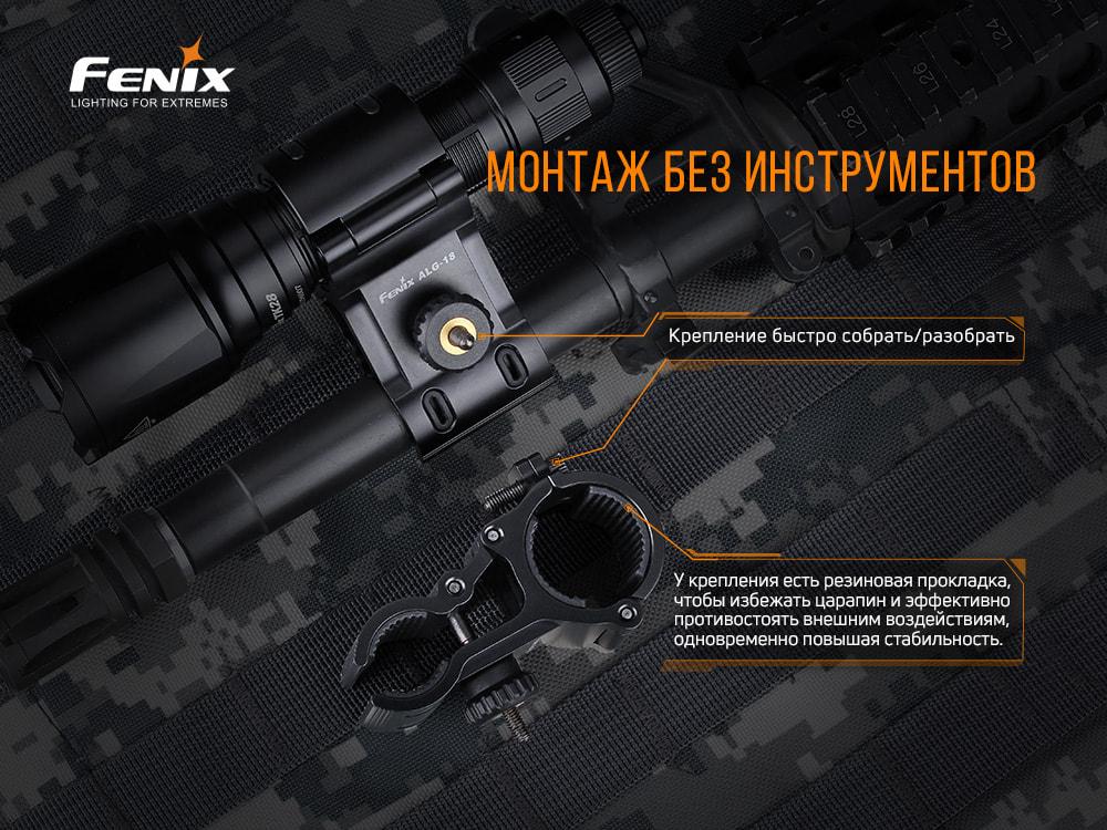 Кріплення на зброю для ліхтарів Fenix ALG-18 фото 5