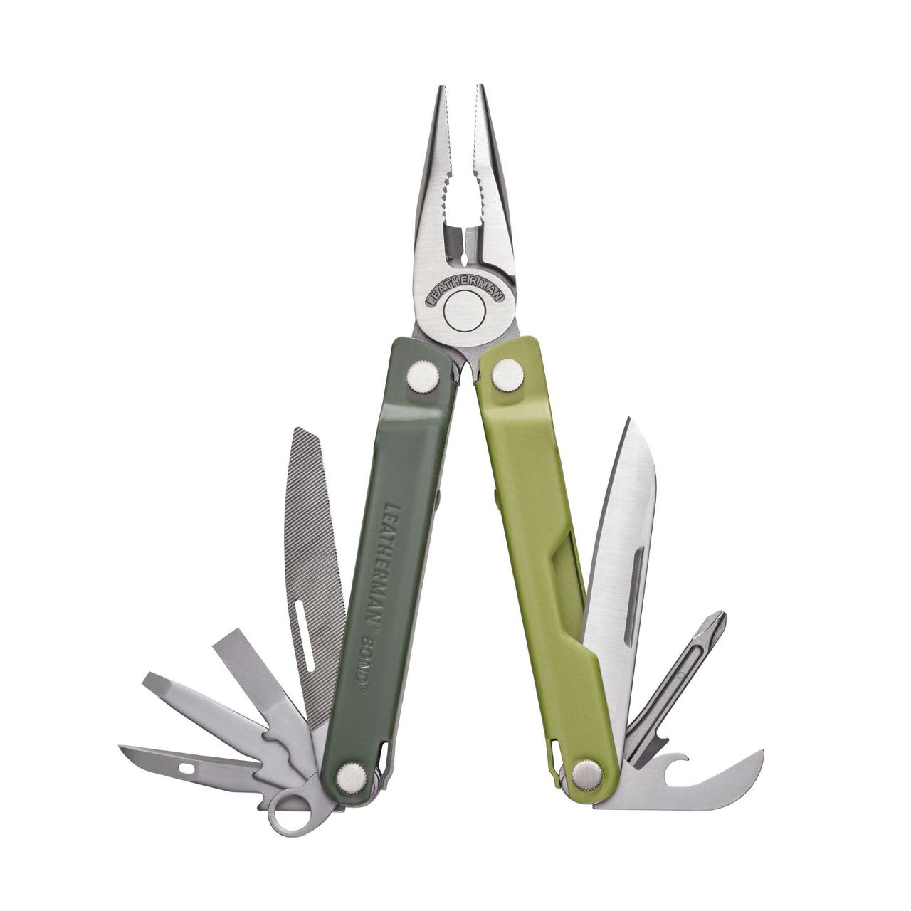 Мультитул Leatherman Bond Mossy Slate, нейлоновый чехол (833309)