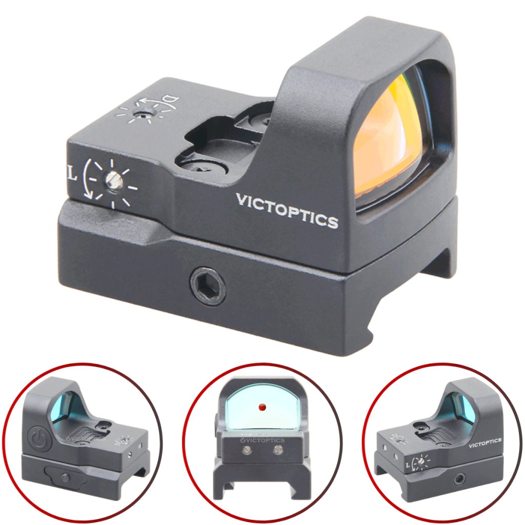 Приціл коліматорний VictOptics V3 1x17x26 3.5MOA MOJ footprint фото 6