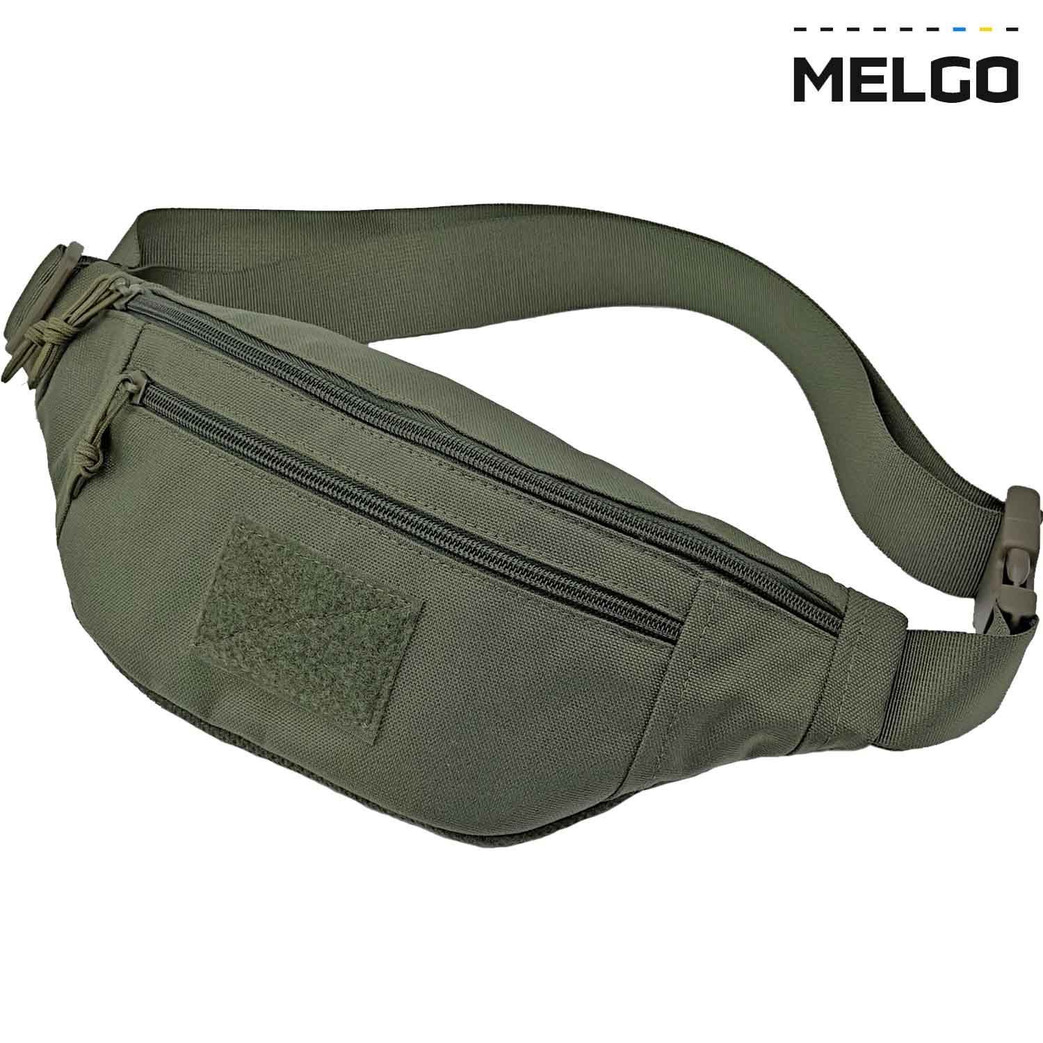 Тактична поясна Сумка-Бананка Cordura 1000 D Олива MELGO фото 4