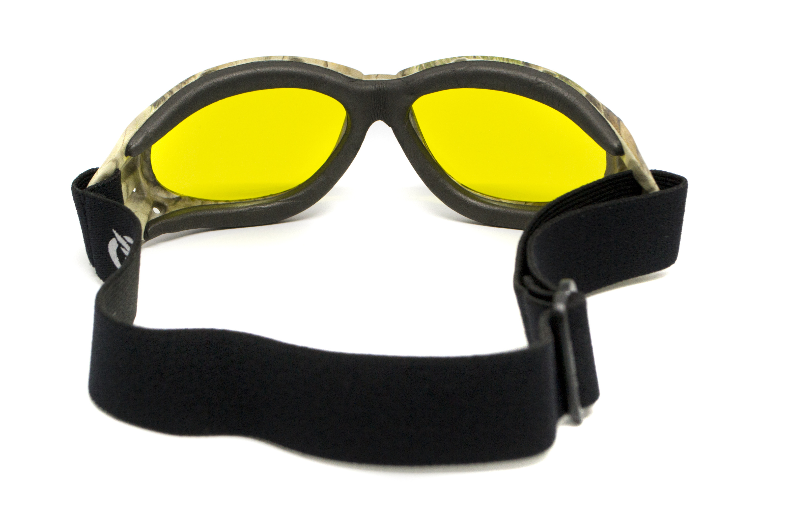 Очки защитные с уплотнителем Global Vision Eliminator Camo Forest (yellow), желтые в камуфлированной оправе фото 3
