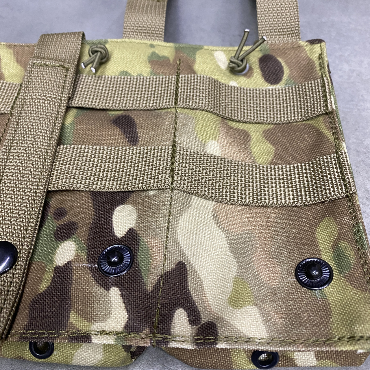 Армейский подсумок на 3 магазина, WINTAC, сумка на 3 магазина для АК, Мультикам, Cordura 1000D фото 7