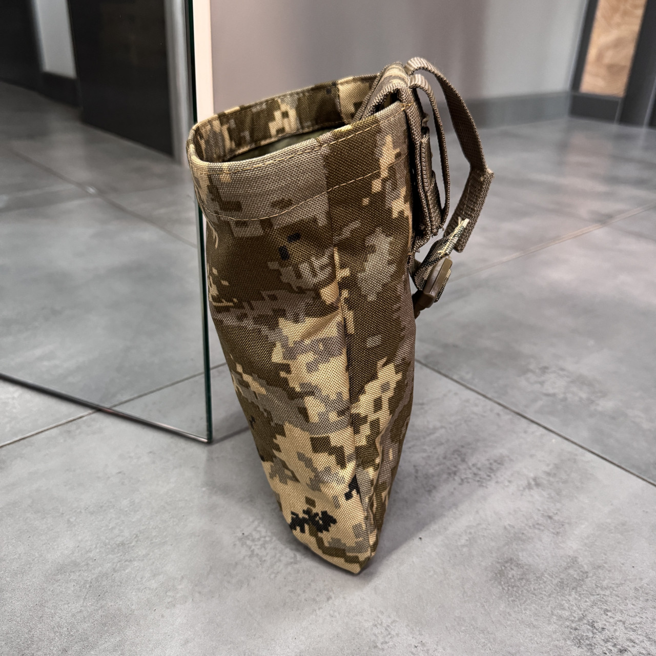 Сумка для быстрого сброса магазинов, Пиксель, WINTAC, на затяжке, Cordura 1000D, карман для пустых магазинов фото 5