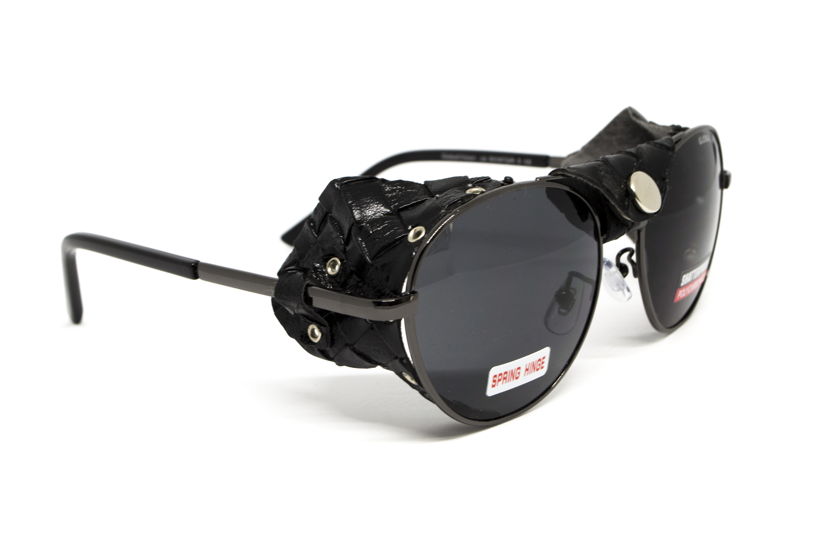 Очки защитные Global Vision Aviator-5 GunMetal (gray), серые в темной оправе со съёмным уплотнителем из синтетитечской 