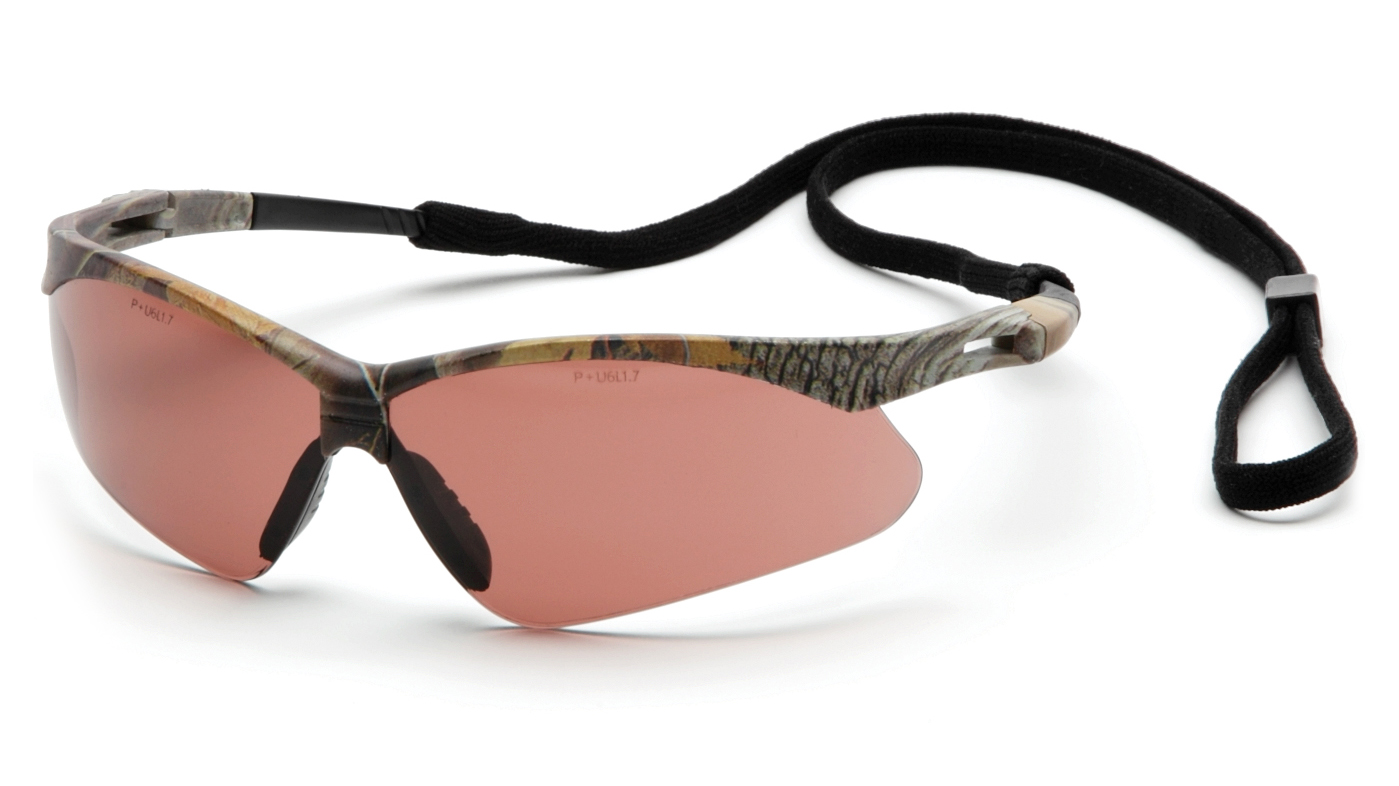 Очки защитные ProGuard Pmxtreme Camo (bronze) Anti-Fog, коричневые в камуфляжной оправе