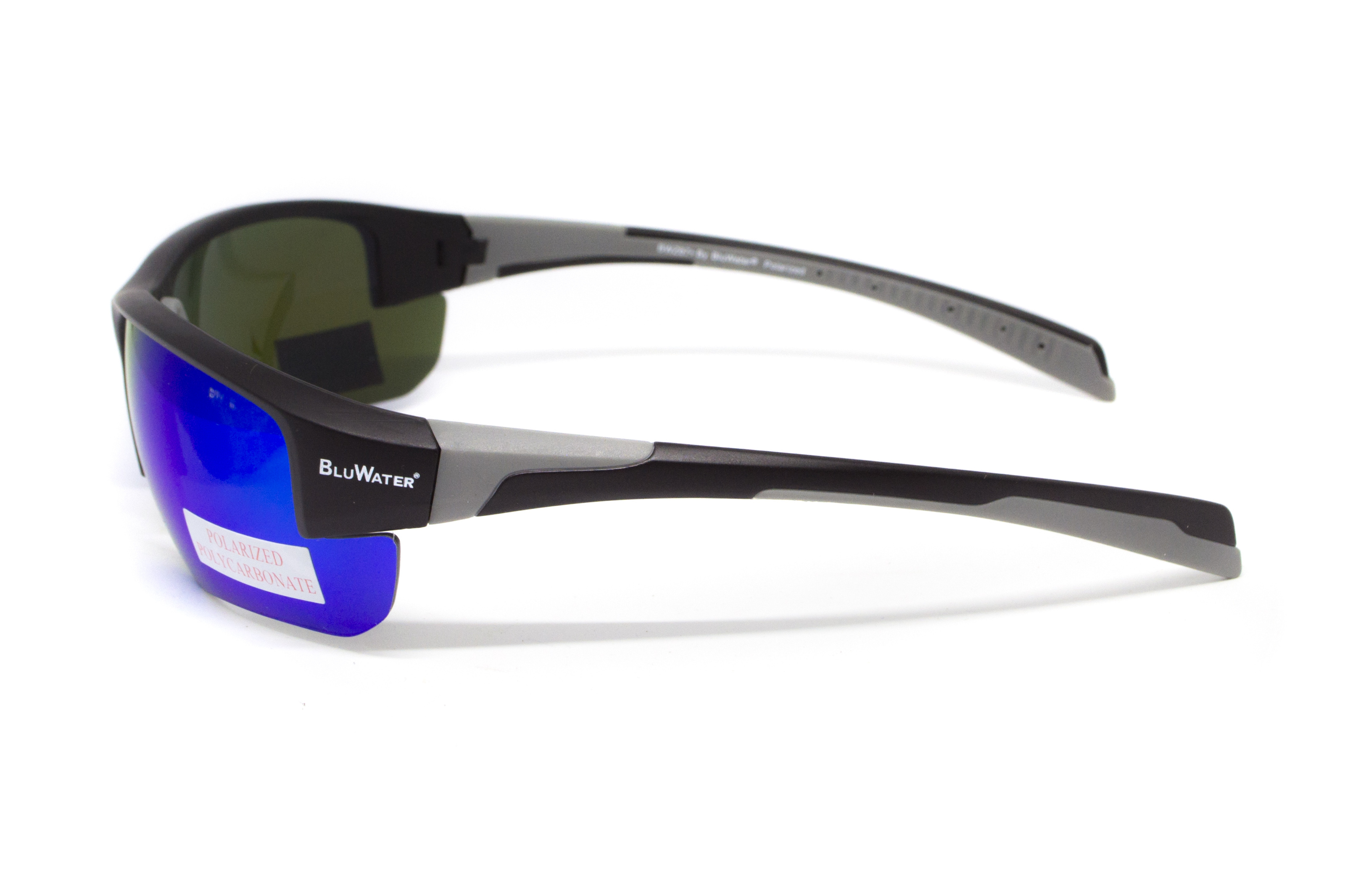 Очки поляризационные защитные BluWater Samson-3 Z87.1 Polarized (G-Tech™ blue), зеркальные синие фото 5