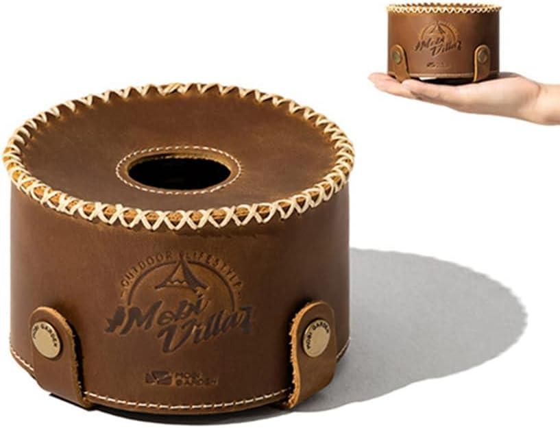 Чехол для газового баллона Mobi Garden Gas Cover leather 230 NX21671088 brown фото 2
