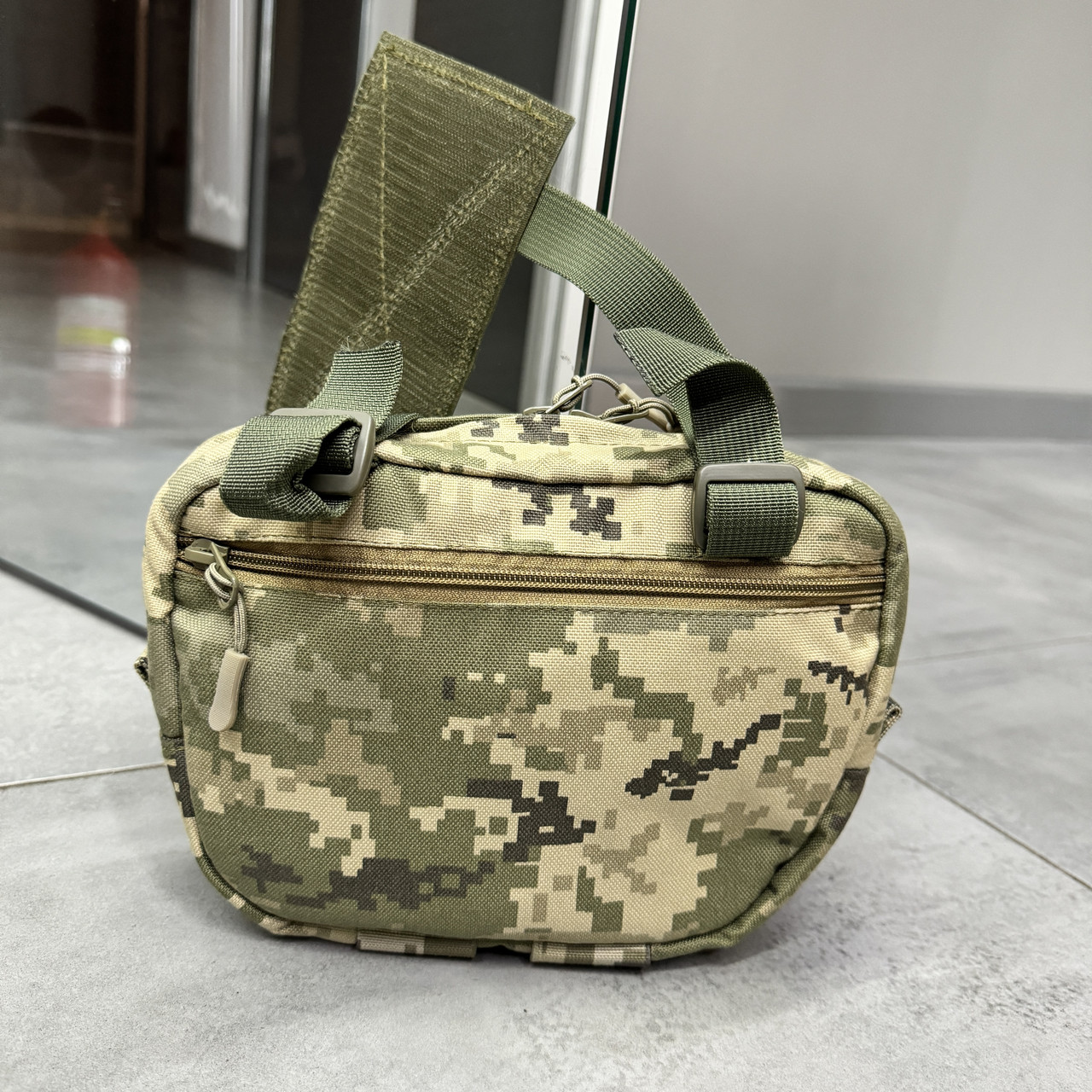 Сумка напашник для бронежилета на Молли, Пиксель, WINTAC,Cordura, тактический подсумок напашник для плитоноски фото 6