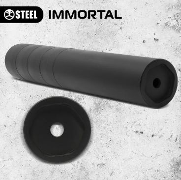 Глушитель ПБС Steel IMMORTAL Кал. 5.45 .223 .30, .308 фото 2