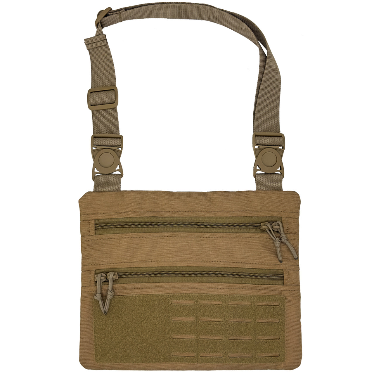 Тактическая однолямочная сумка на плечо MELGO, Койот Poly-Cordura 900 D