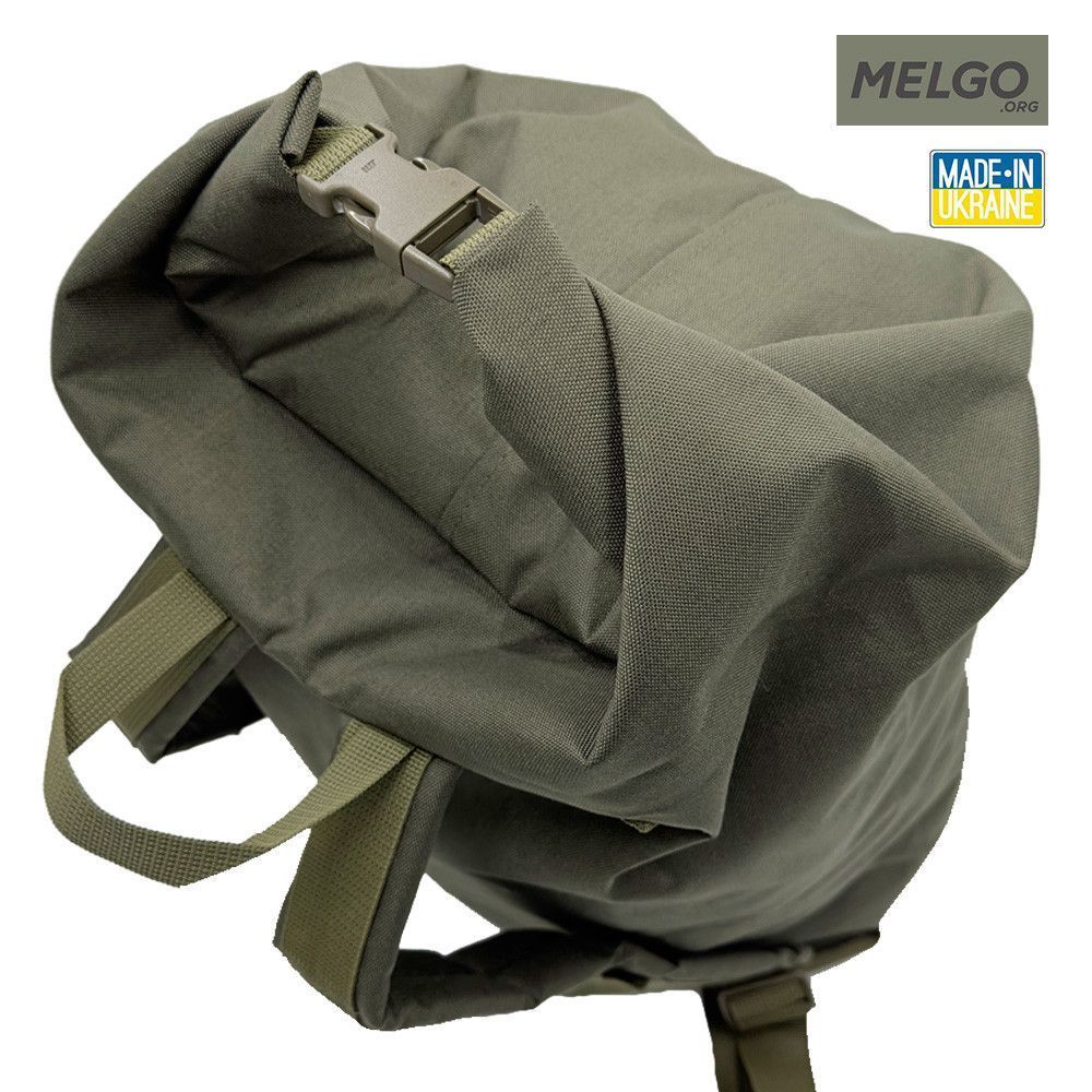 Баул тактичний 45 л Олива Полікордура MELGO фото 3