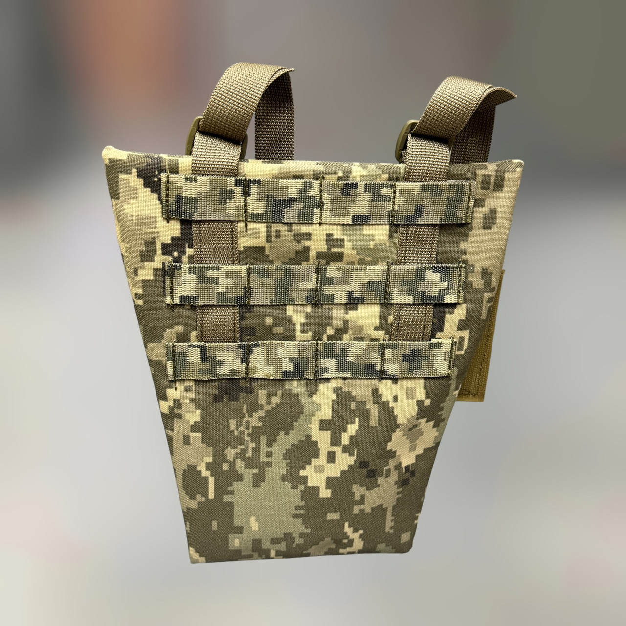 Подсумок передник напашник для плитоноски, размер S, Пиксель, Cordura 1000D, сумка под баллистический пакет