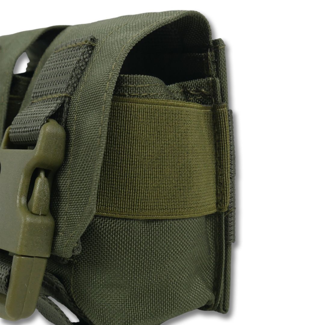Подсумок под 2 гранаты Kiborg GU Double Mag Pouch (Хаки) фото 5