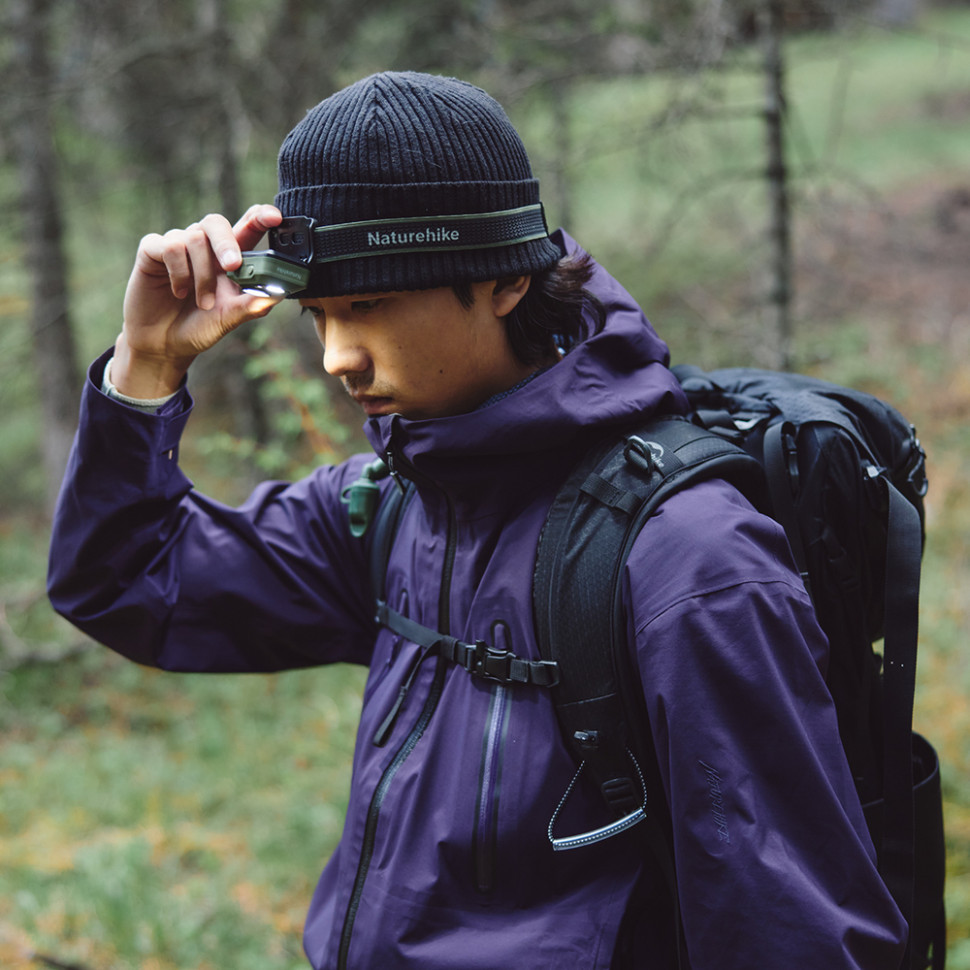 Ліхтар налобний Naturehike CNK2450ZM010, зелений фото 10