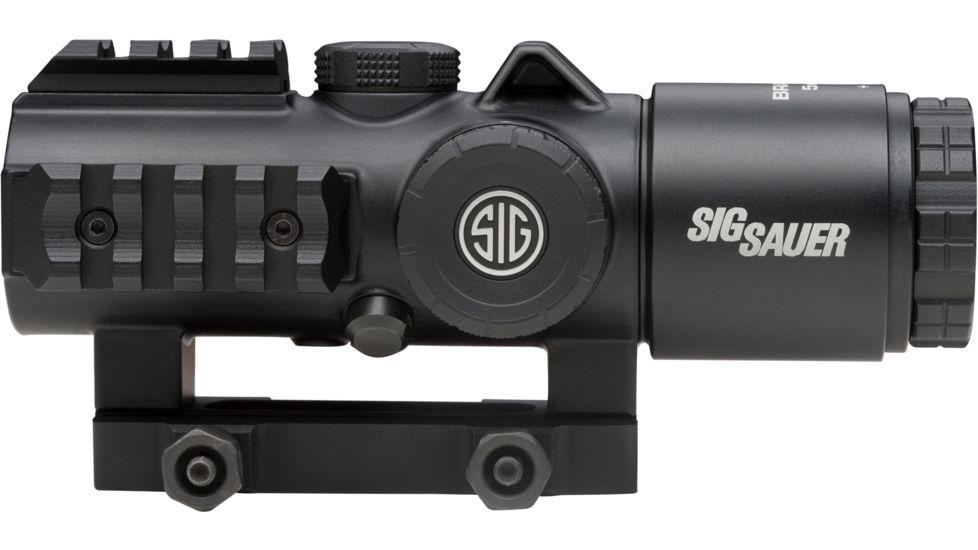 Призматичний коліматор Sig Sauer BRAVO5 BATTLE SIGHT, 5X32MM HORSESHOE DOT ILLUM RETICLE фото 6