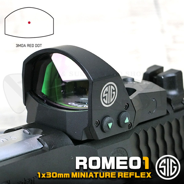 Приціл коліматорний Sig Optics ROMEO 1, 1x30MM, 3MOA RED DOT, 1.0 MOA ADJ # фото 6