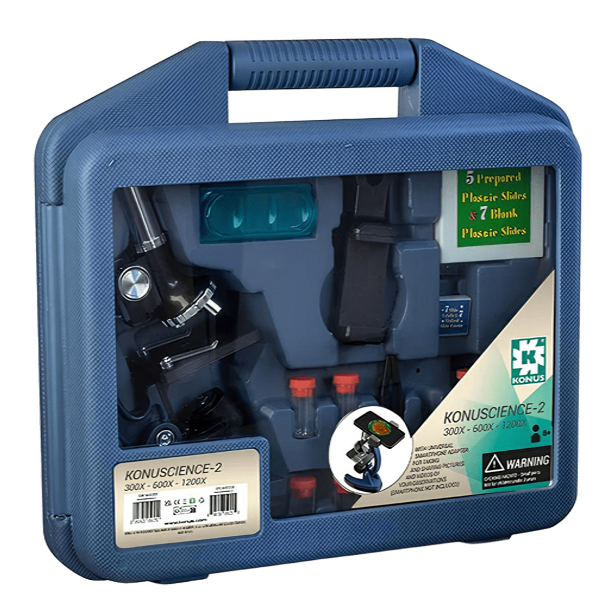 Дитячий мікроскоп KONUS KONUSCIENCE-2 300x-1200x (в кейсі) фото 8