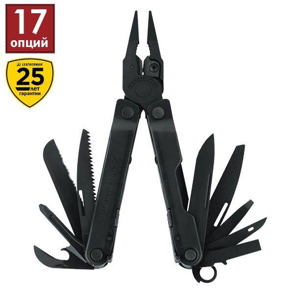 Мультитул LEATHERMAN Rebar Black, картонная коробка