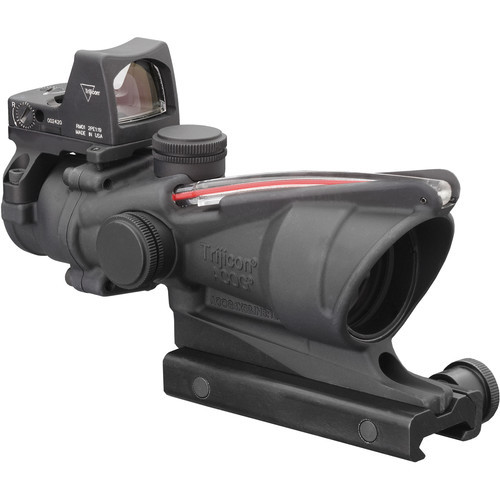 Приціл TRIJICON ACOG 4X32 BAC з коліматором TRIJICON RMR 3.25 МОА фото 8