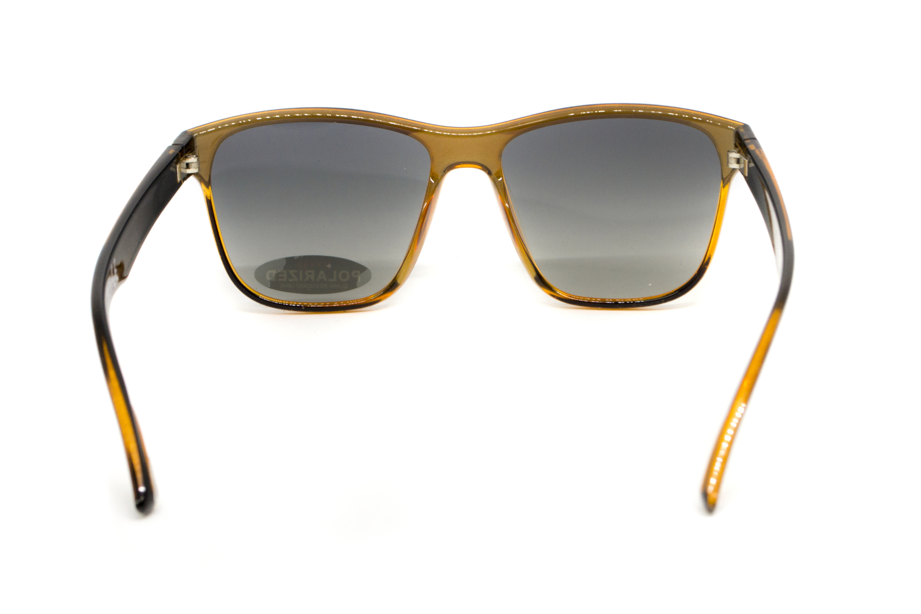 Очки поляризационные BluWater Saltee Polarized (gradient gray), серые с градиентом линзы в коричневой полупрозрачной оправе фото 6