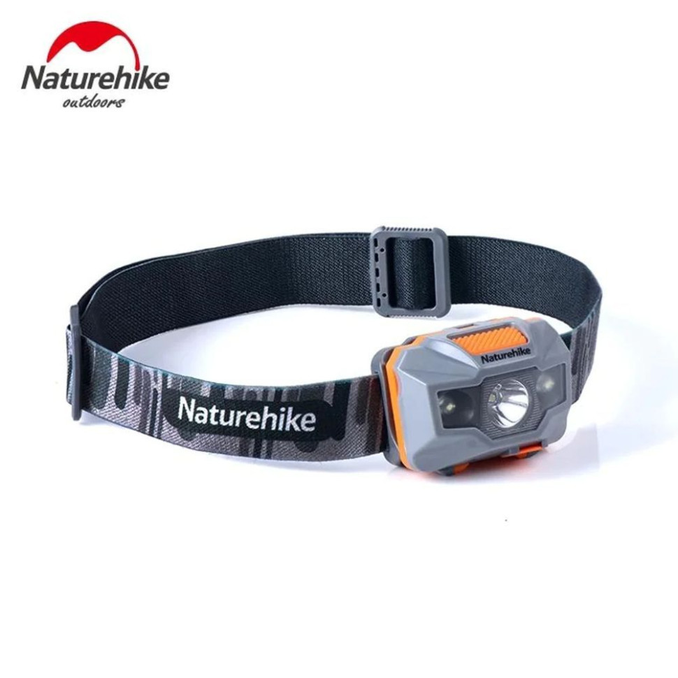 Ліхтар налобний Naturehike TD-02 NH00T002-D, оранжево-сірий