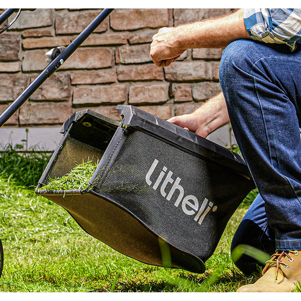 Акумуляторна газонокосарка Litheli, живлення від павербанку (УМБ Litheli Power Bank 20000 mAh, 45 W, 4А SE в фото 3