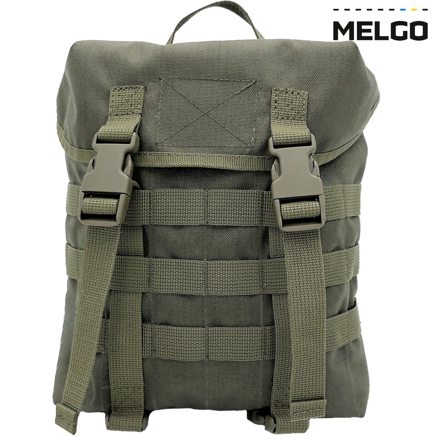 Подсумок тактический сухарка Олива Cordura 1000 D MELGO фото 2