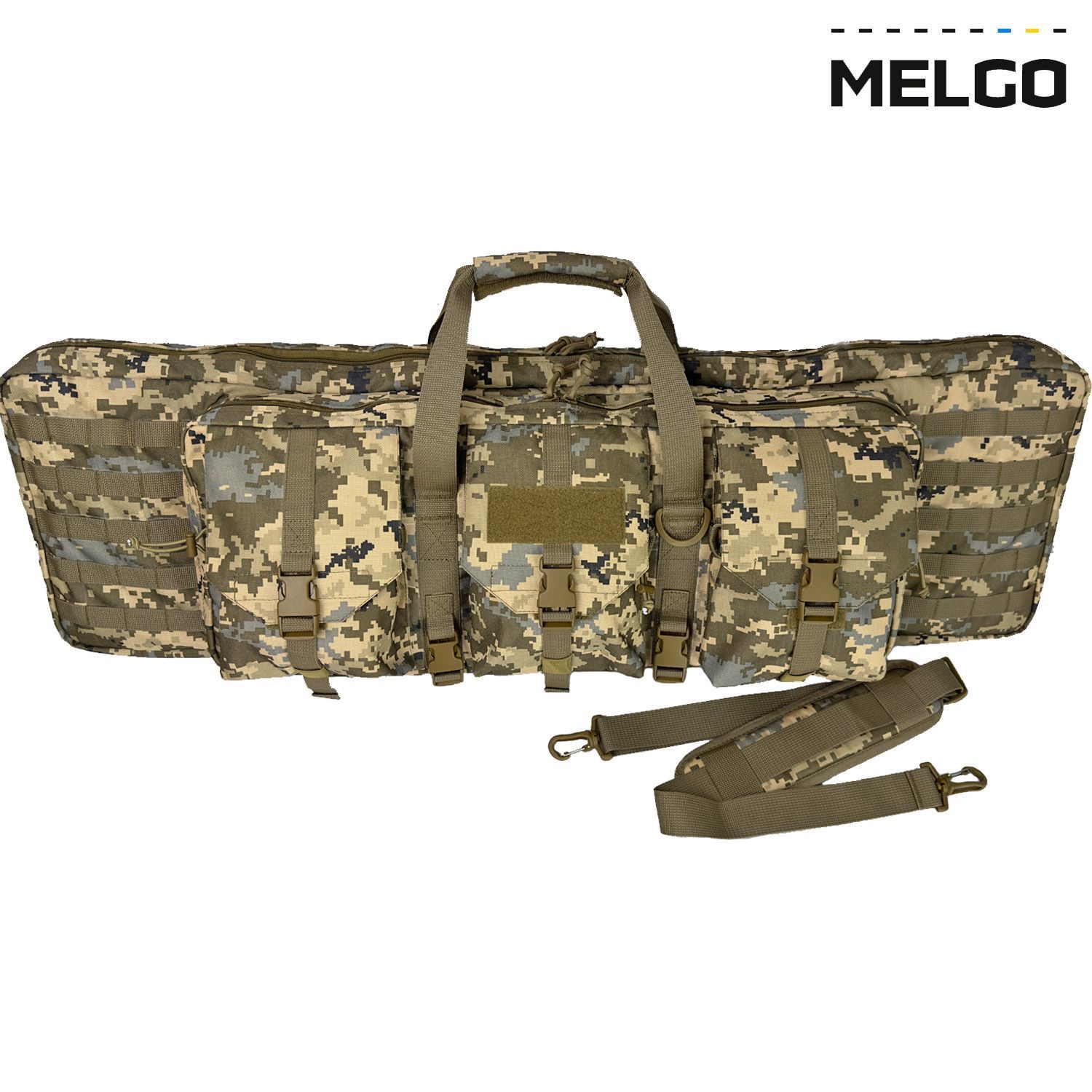 Сумка чохол для зброї 102 * 30 * 10 см MELGO, Піксель, Polycordura 900 D PU