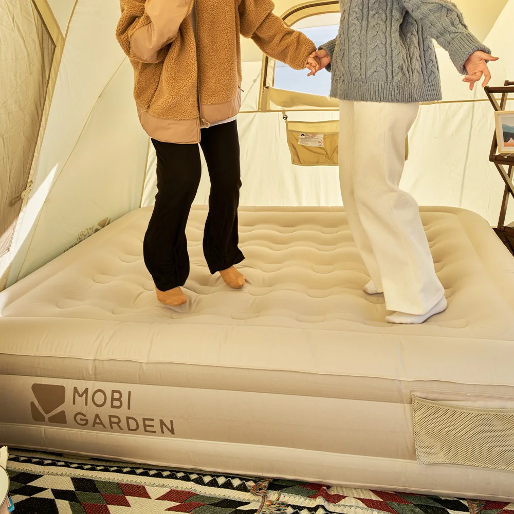 Матрац надувний одномісний Mobi Garden Air single bed 36 см NX22663010 sand фото 5