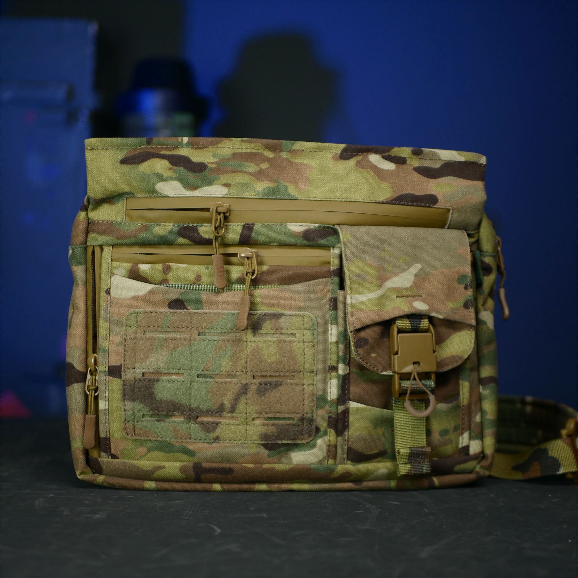 Смарт-сумка через плече Kiborg Tactic city Assistant bag Kiborg Cordura Multicam XL фото 7