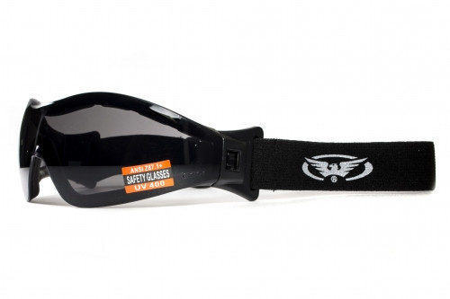 Очки защитные с уплотнителем Global Vision Z-33 (gray) Anti-Fog, серые фото 2