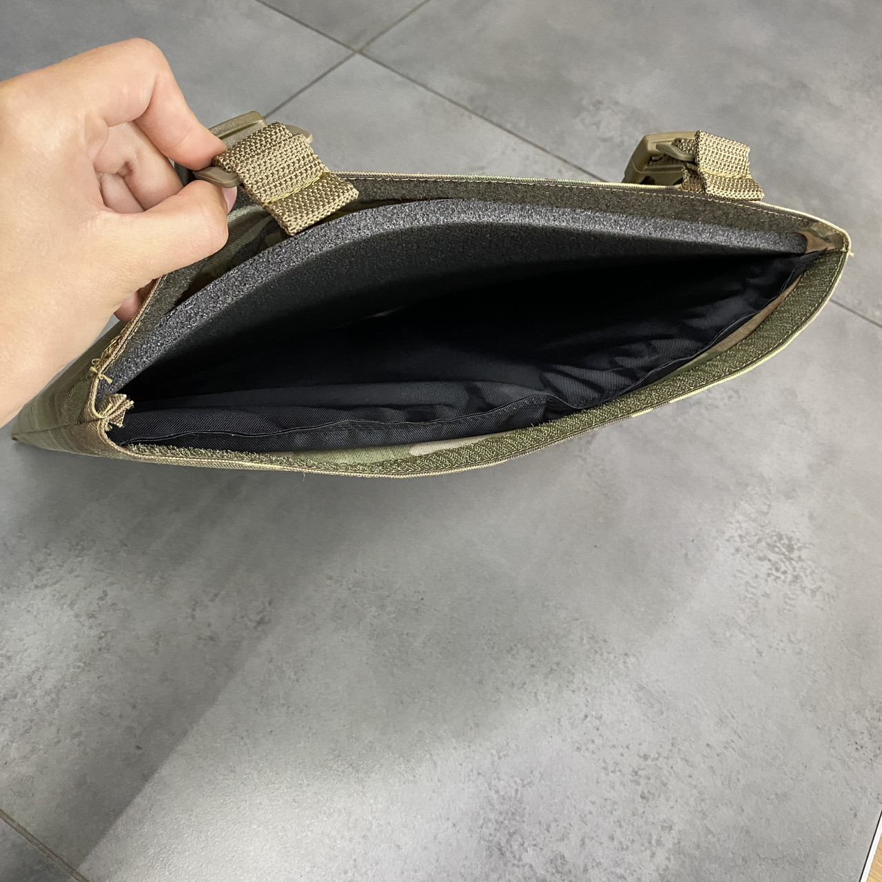 Cидушка (каремат) под баллистический пакет, Cordura 1000D, Мультикам, WINTAC, 350 мм х 300 мм, molle, фастекс фото 3