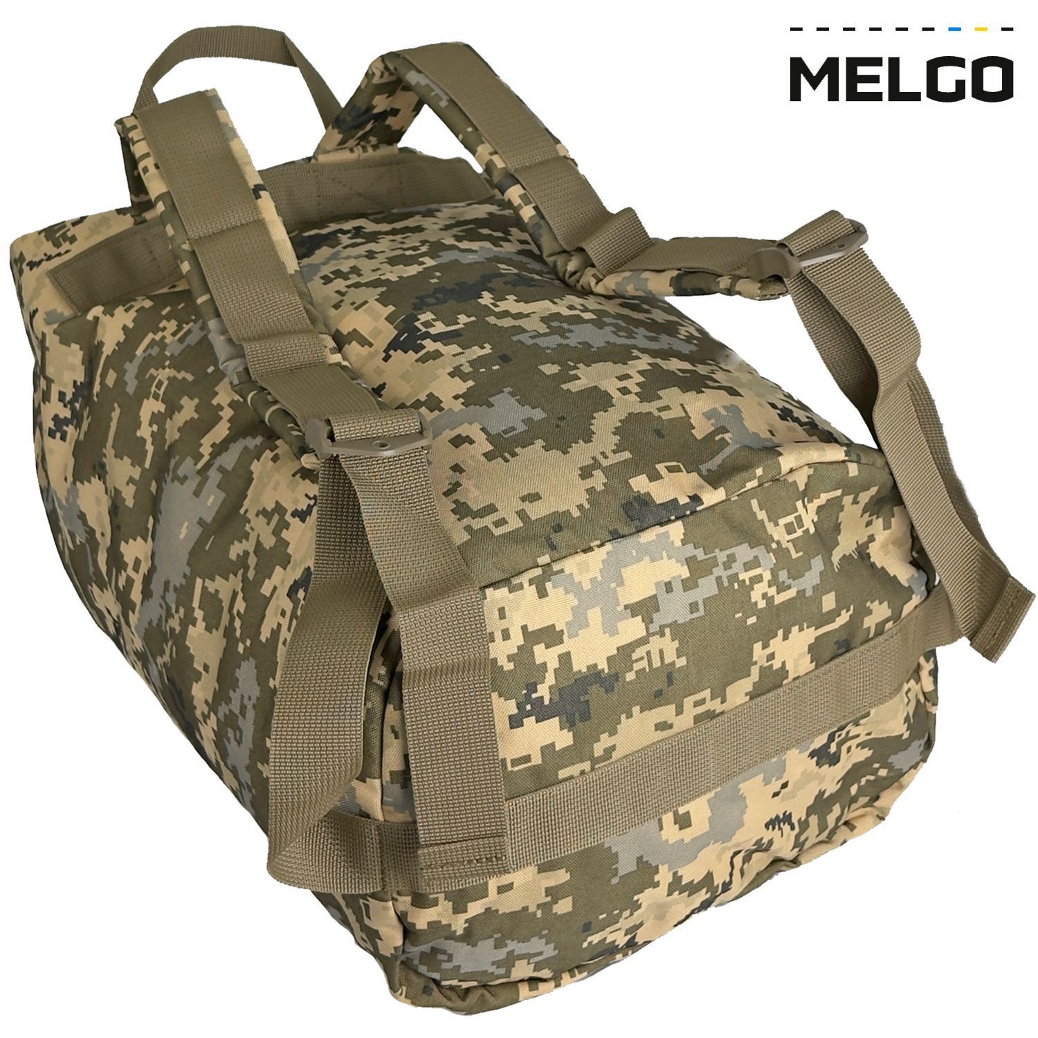 Баул тактичний 45 л Піксель Полікордура MELGO фото 4