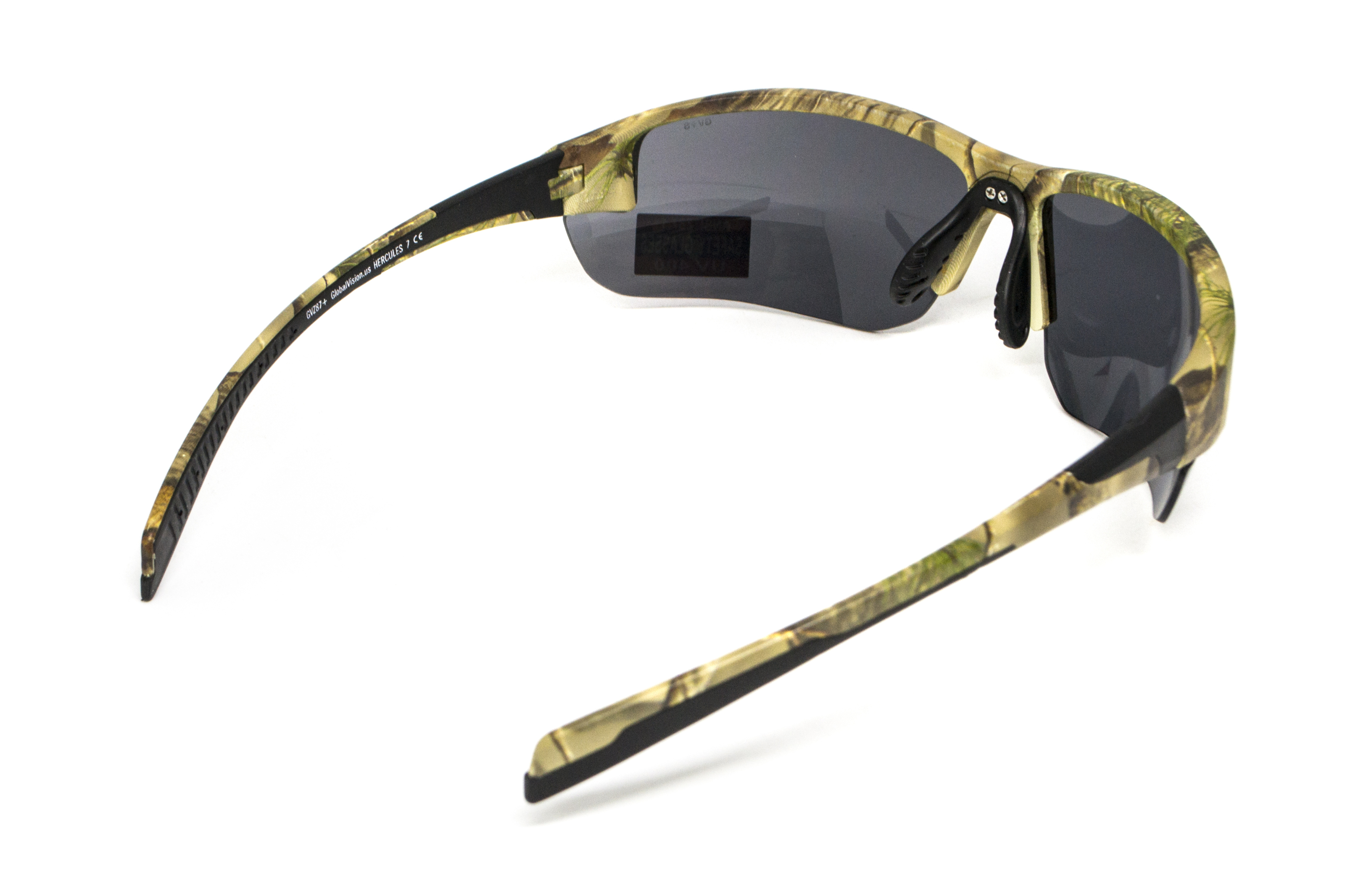Очки защитные Global Vision Hercules-7 Forest Camo (gray), серые в камуфлированной оправе фото 3