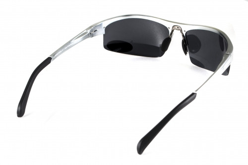 Очки поляризационные BluWater Alumination-5 Silver Polarized (gray) серые фото 3