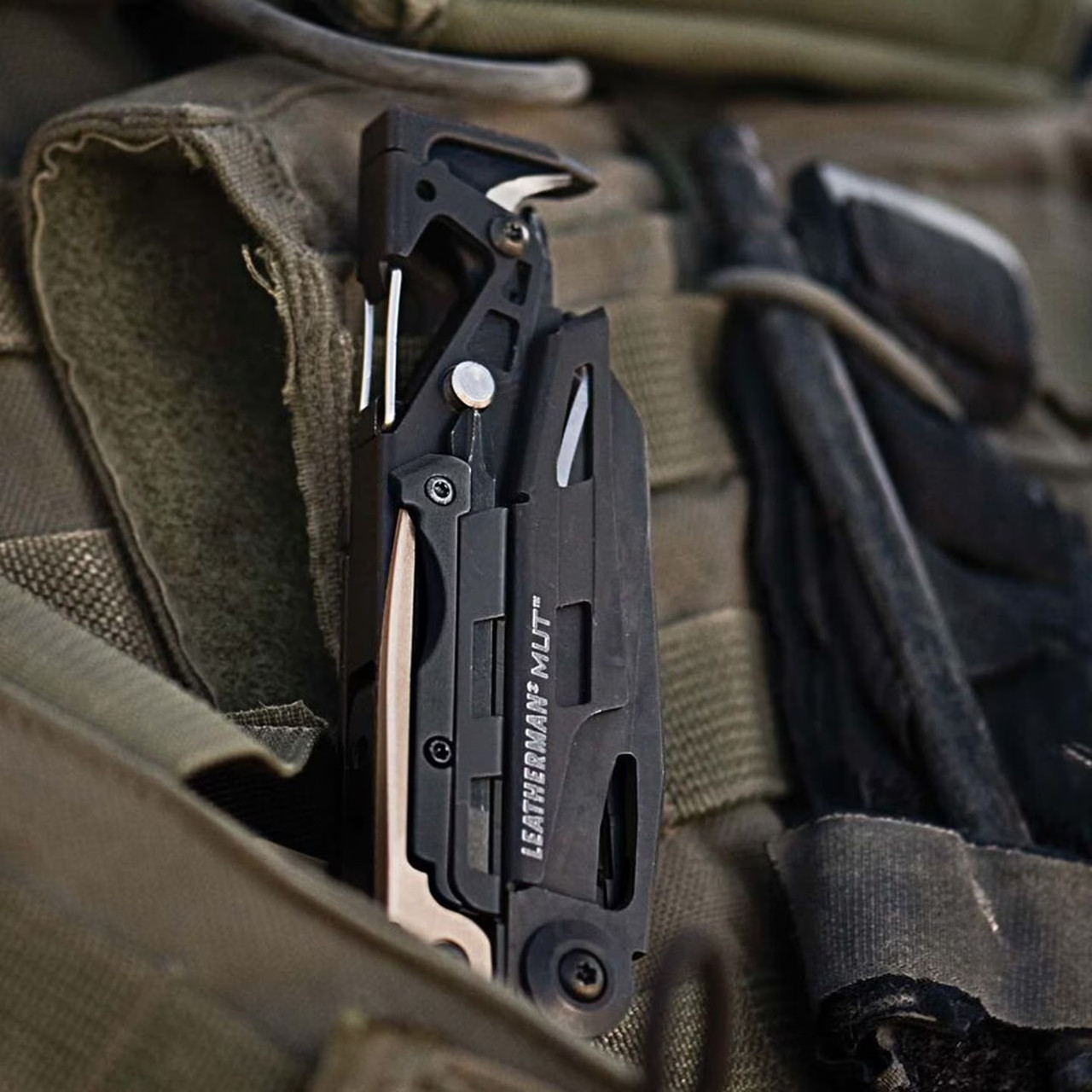 Мультитул LEATHERMAN Mut Black, чехол на Molle масло. фото 8