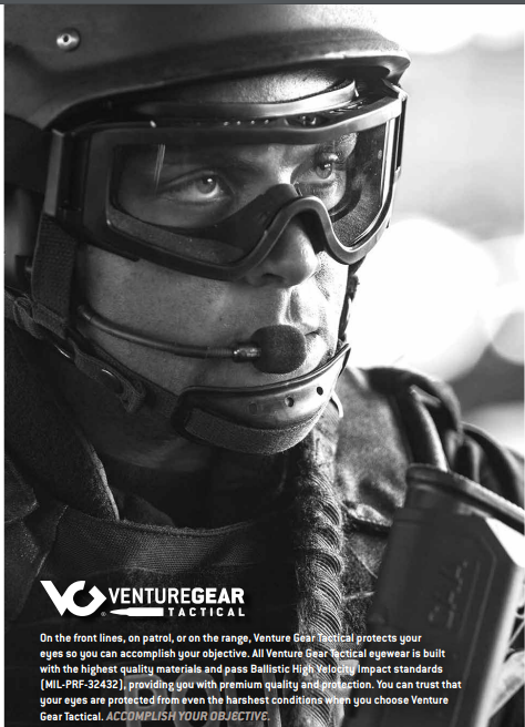 Окуляри захисні Venture Gear Tactical Loadout+RX (clear) Super Anti-Fog H2MAX, прозорі з діоптричною вставкою фото 12