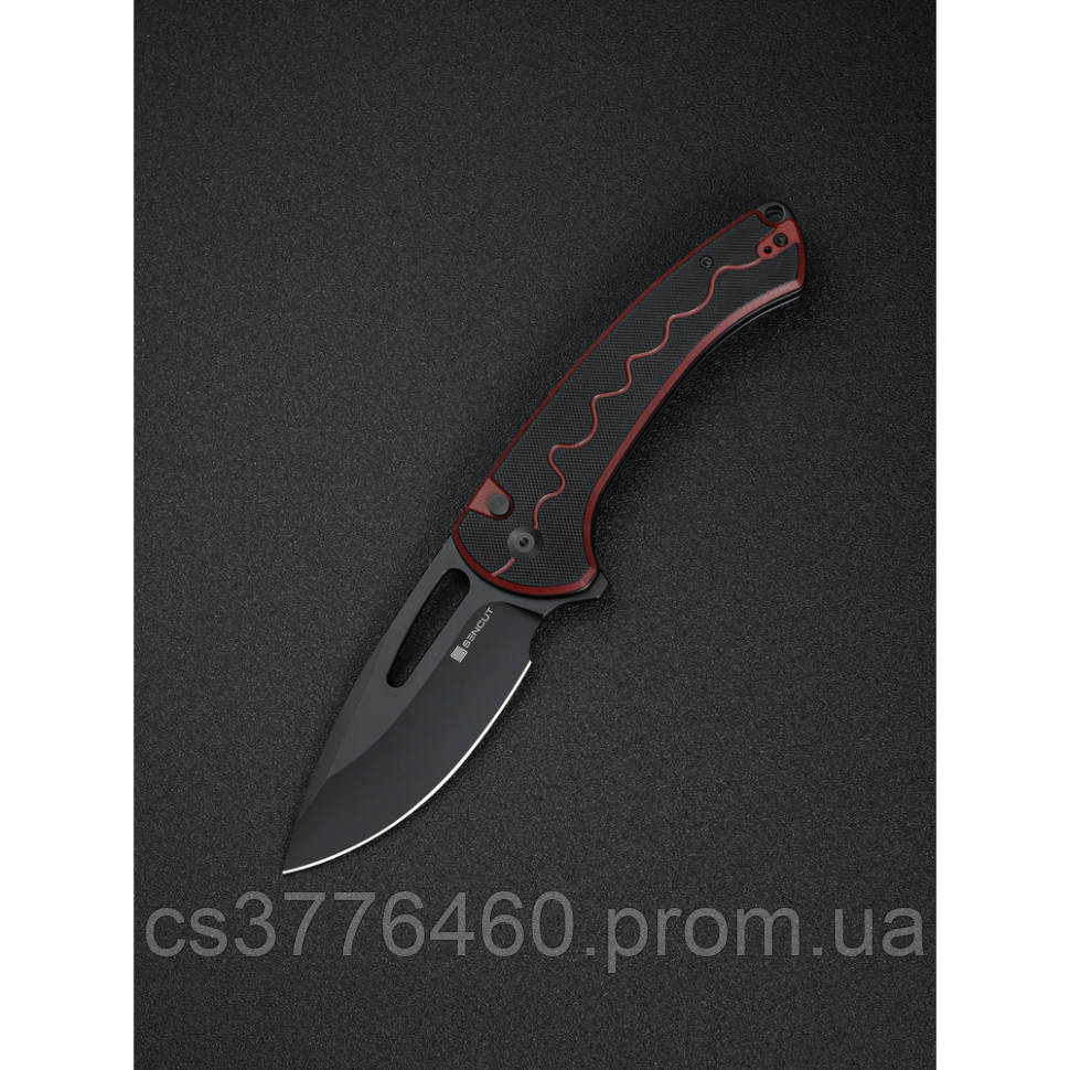 Ніж складаний Sencut Squiggy Burgundy/Black S24082A-3 фото 8