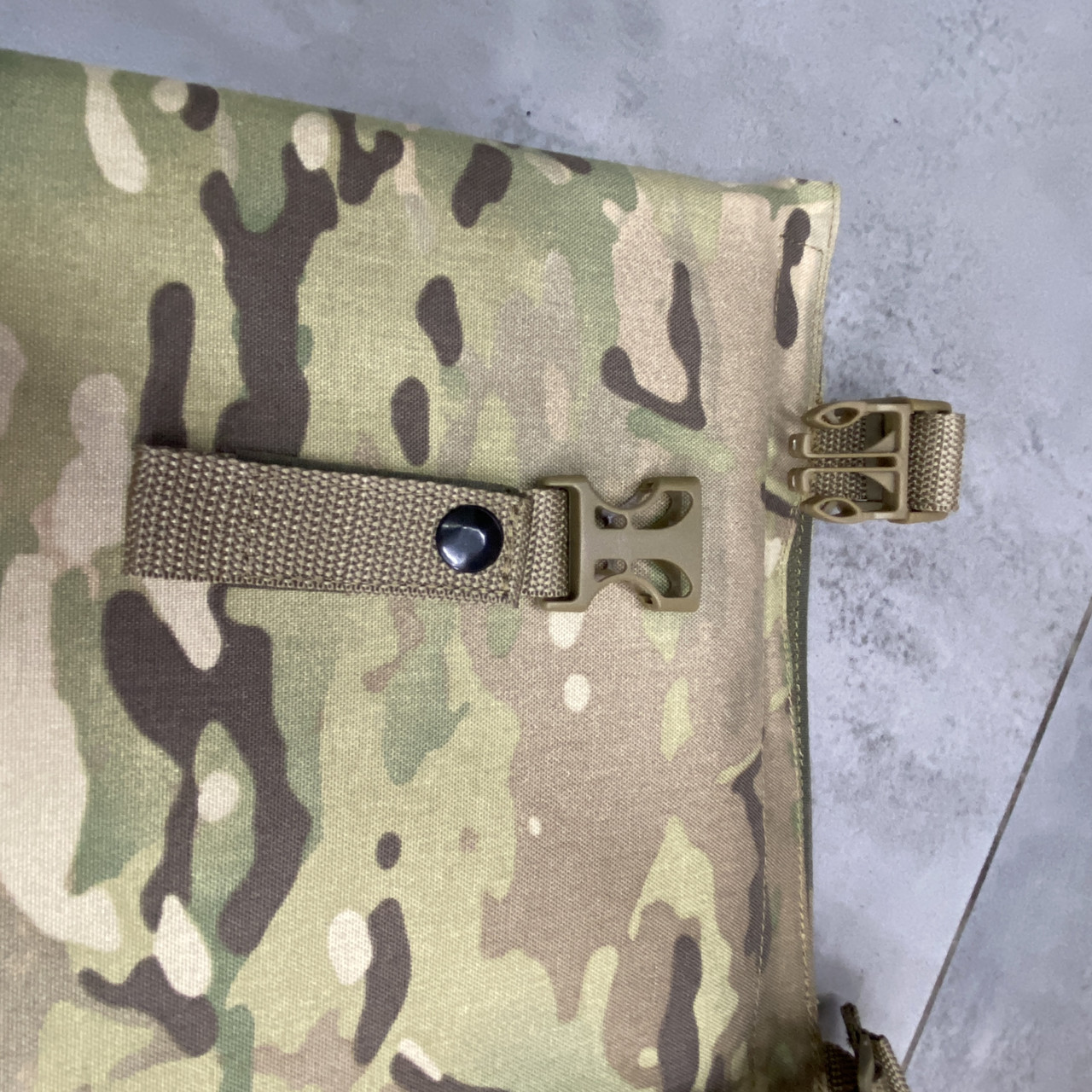 Cидушка (каремат) под баллистический пакет, Cordura 1000D, Мультикам, WINTAC, 350 мм х 300 мм, molle, фастекс фото 6