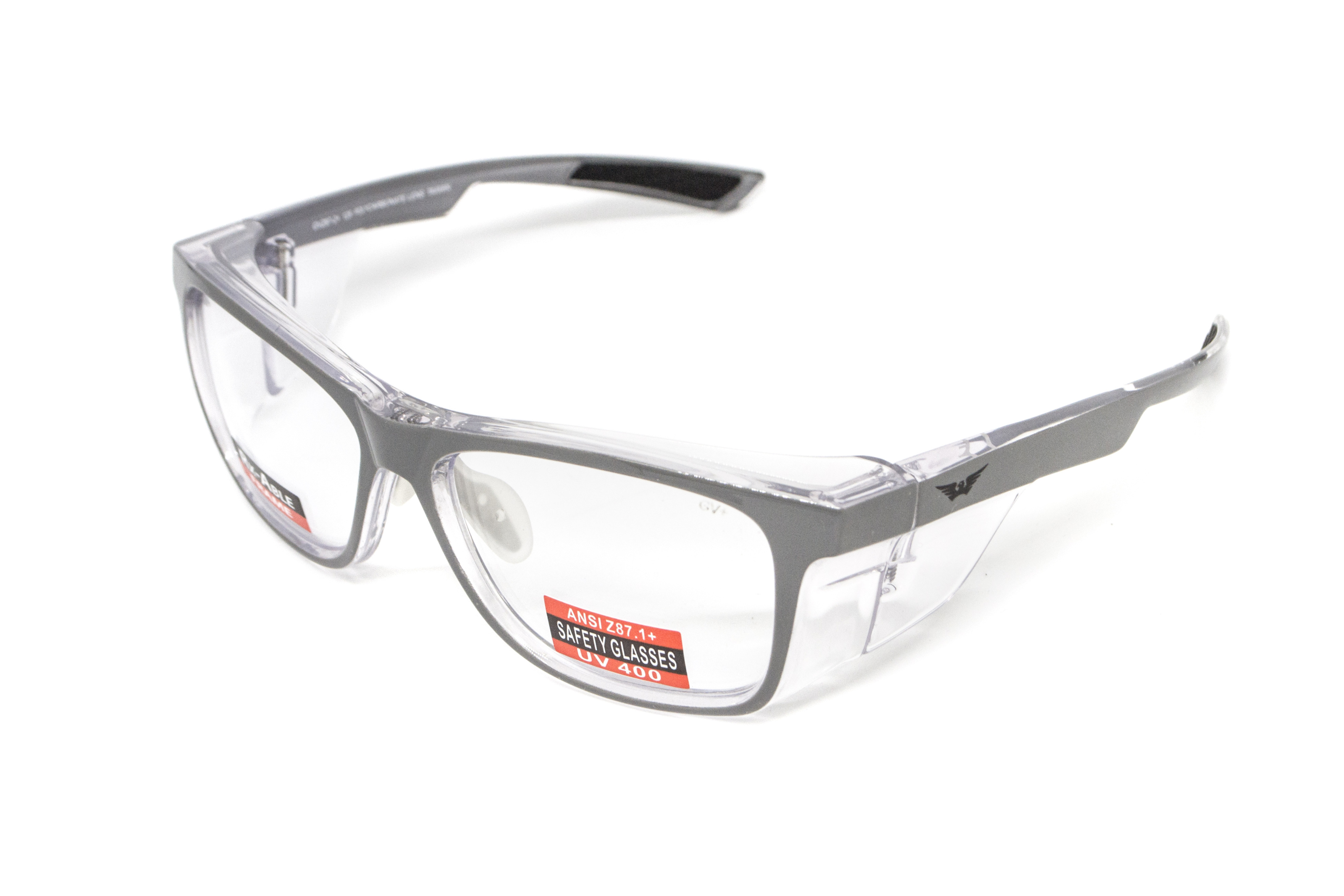 Спортивная оправа под диоптрии Global Vision RX-T Сrystal Gray (rx-able) (clear) прозрачные фото 7