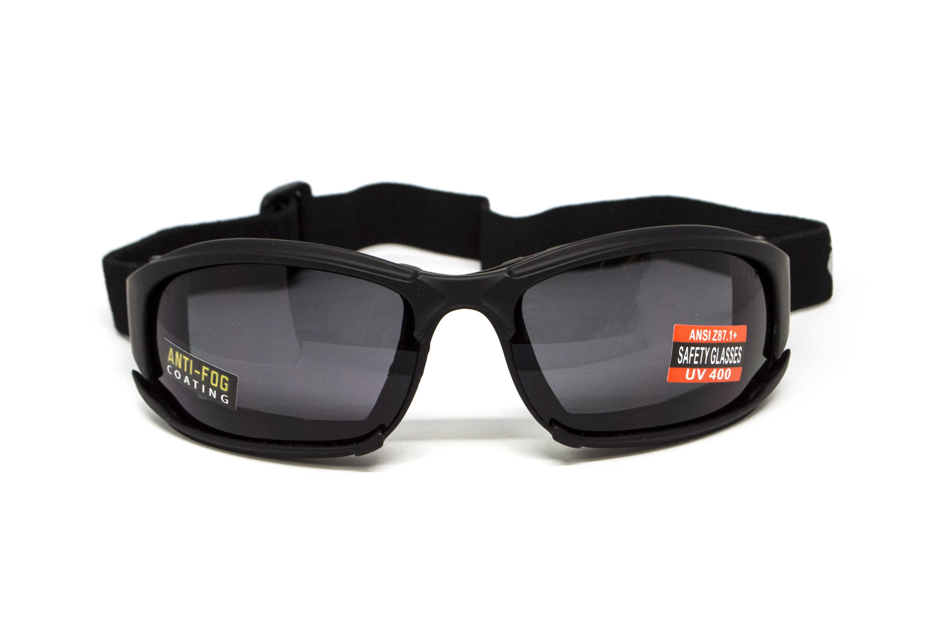 Очки защитные с уплотнителем Global Vision Assault (gray) Anti-Fog, серые фото 6